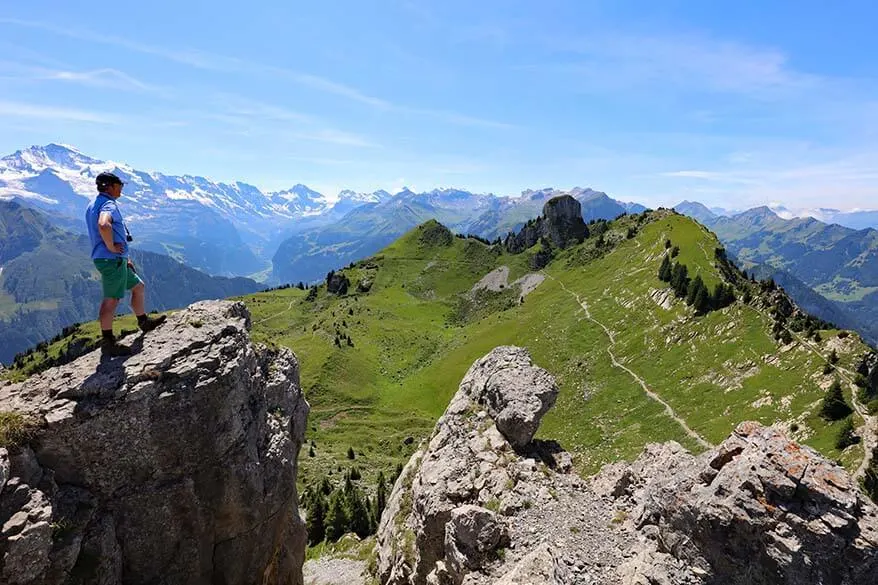 Oberberghorn viewpoint - best hike at Schynige Platte