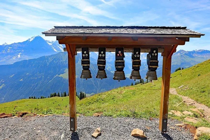 Swiss cow bells at Schynige Platte