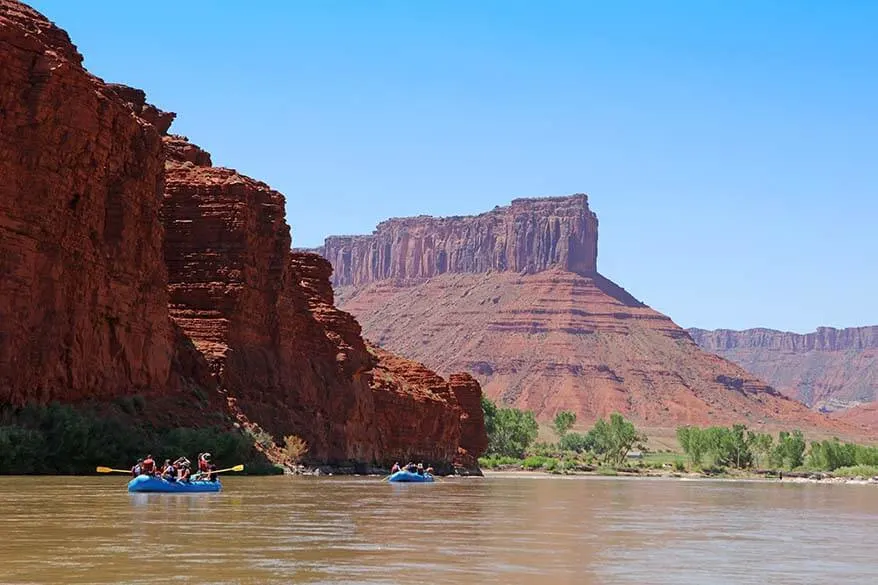 Rafting in Moab, UT