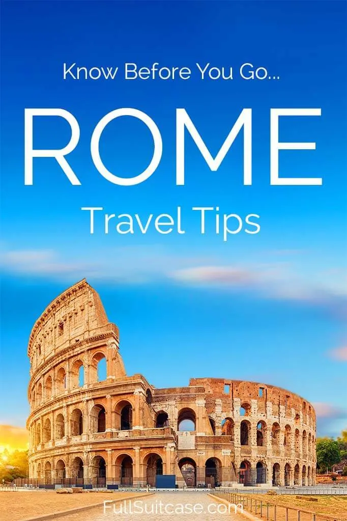 Rome travel tips