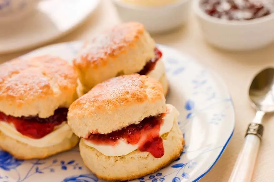 English scones afternoon tea