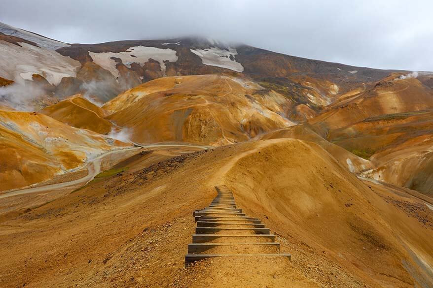 Hveradalir geothermal area at Kerlingarfjoll