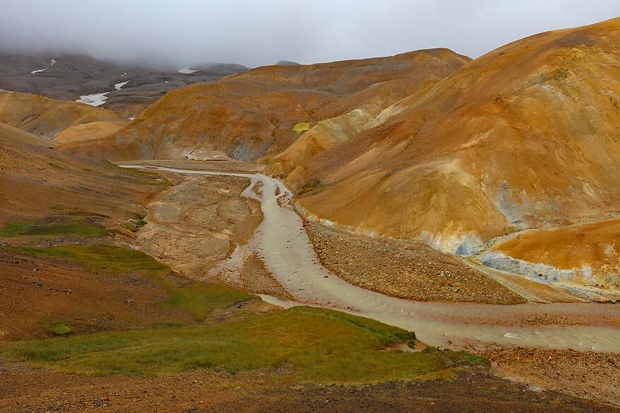 Kerlingarfjoll scenery in the highlands of Iceland