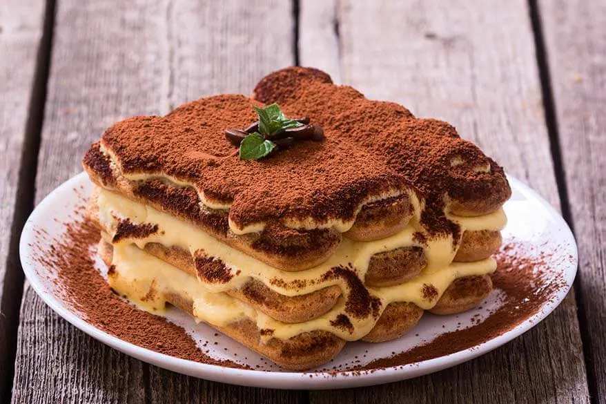 Tiramisu - traditional desert of Veneto region in Italy