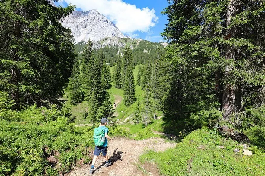 Hiking Koatiger Weg in Ehrwald