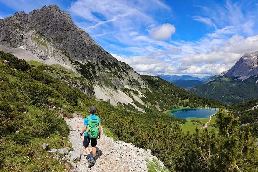 Hiking to Seebensee