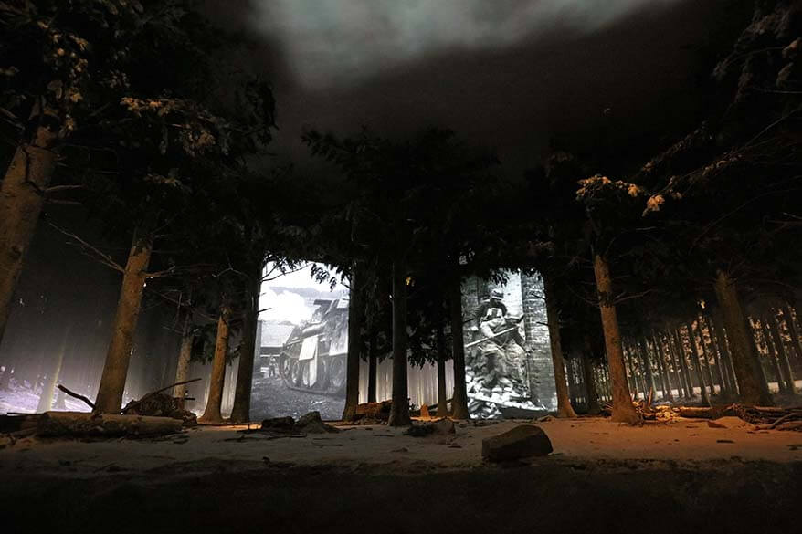 3D stage experience at the Bastogne War Museum