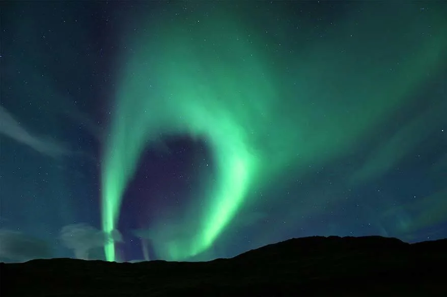 Aurora borealis in Iceland