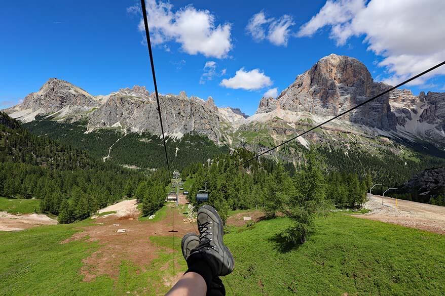 Cinque Torri cable car