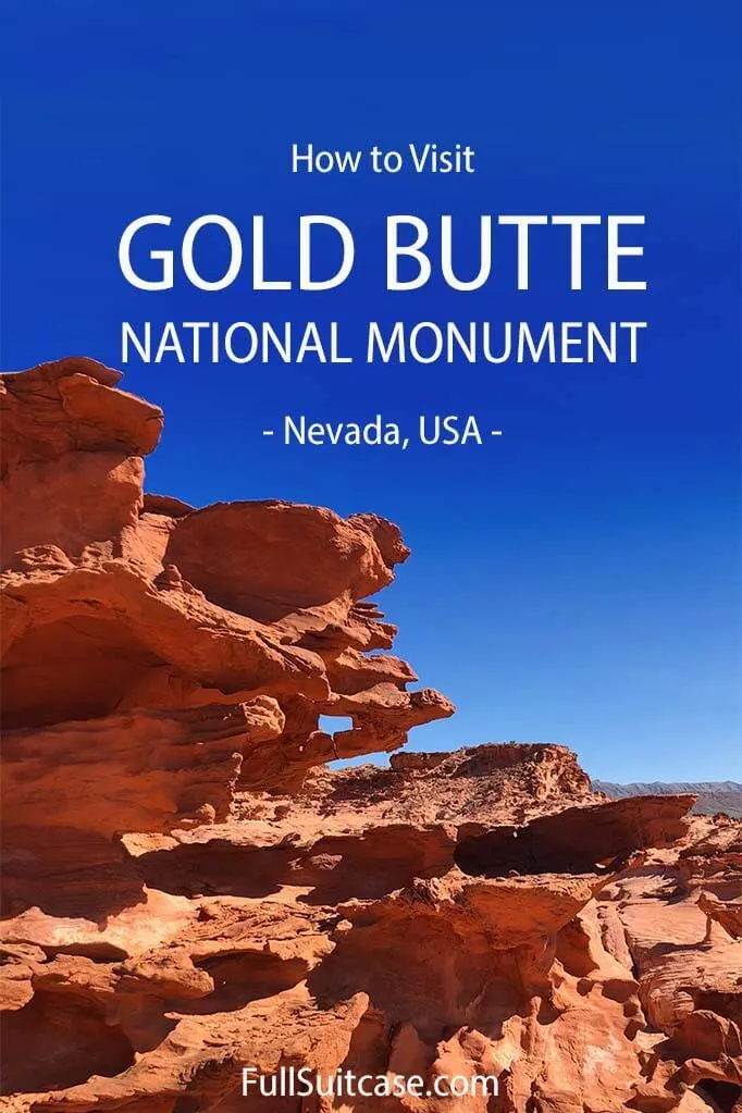 How to visit Gold Butte National Monument in Nevada USA