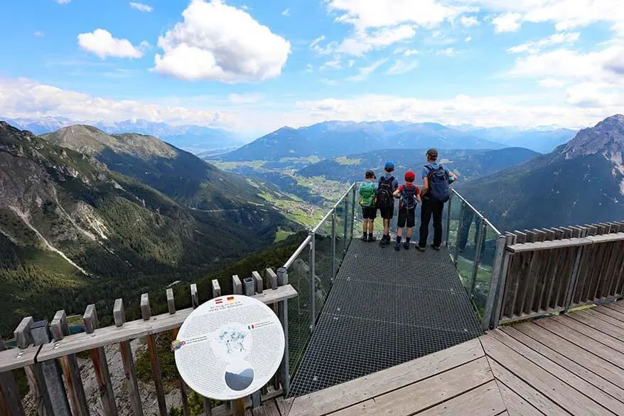 Stubaiblick viewing platform, Schlick 2000, Austria