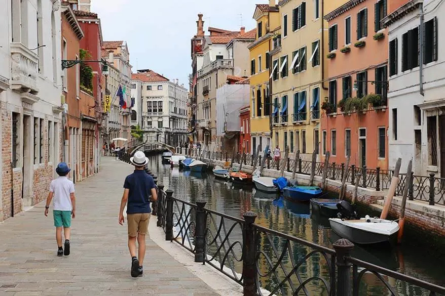 Venice is a car free city