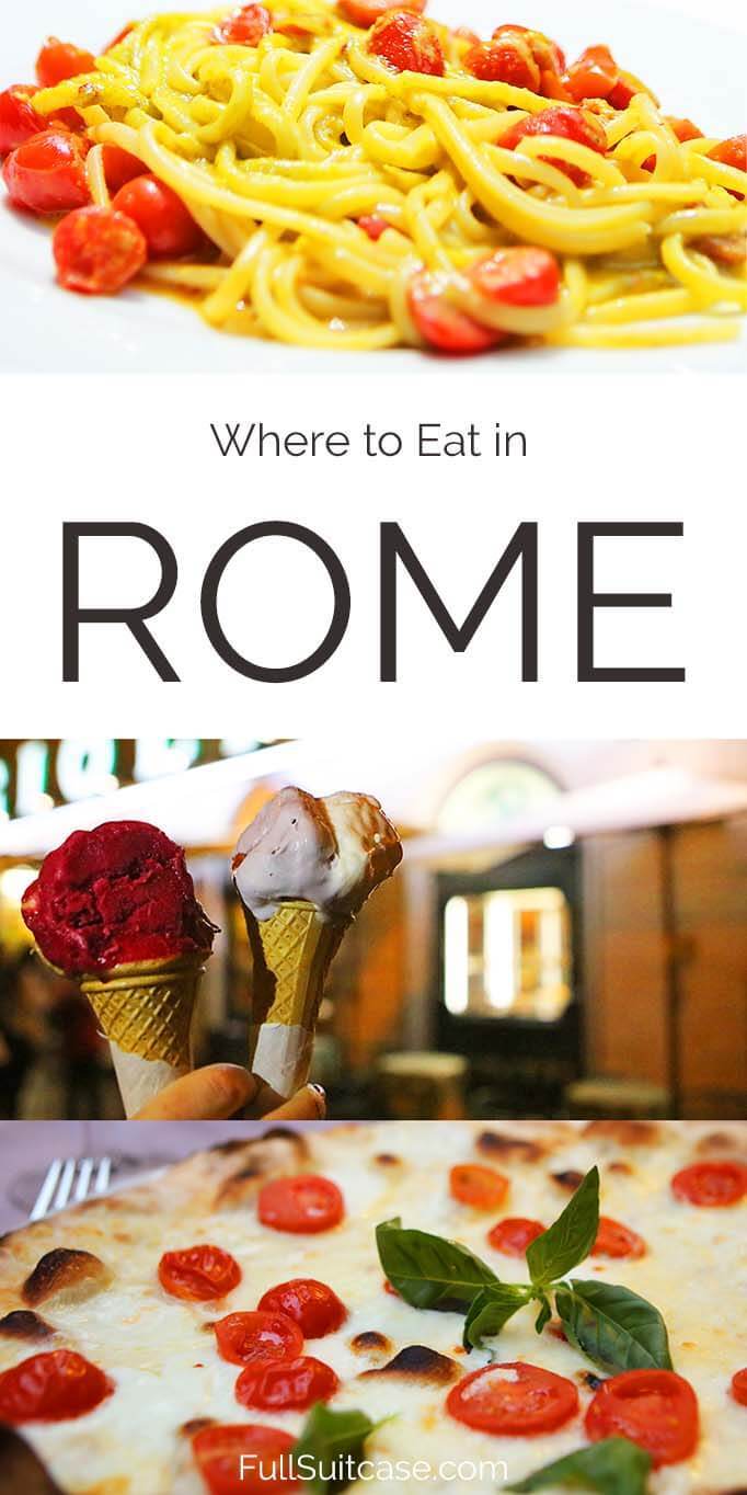 How to find the best food in Rome Italy