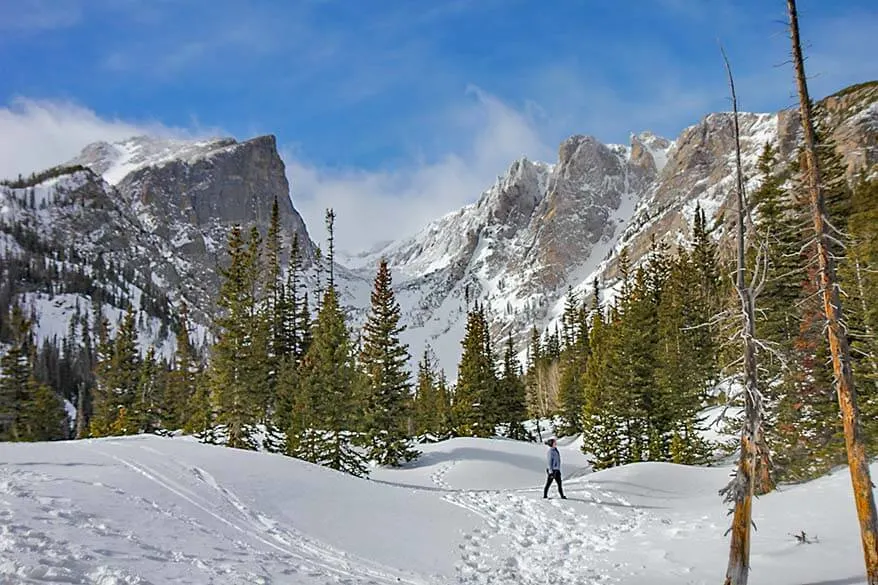 Rocky Mountain National Park in January