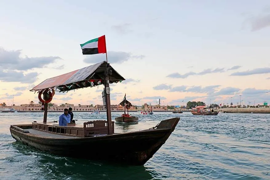 Dubai Creek water taxi Abra