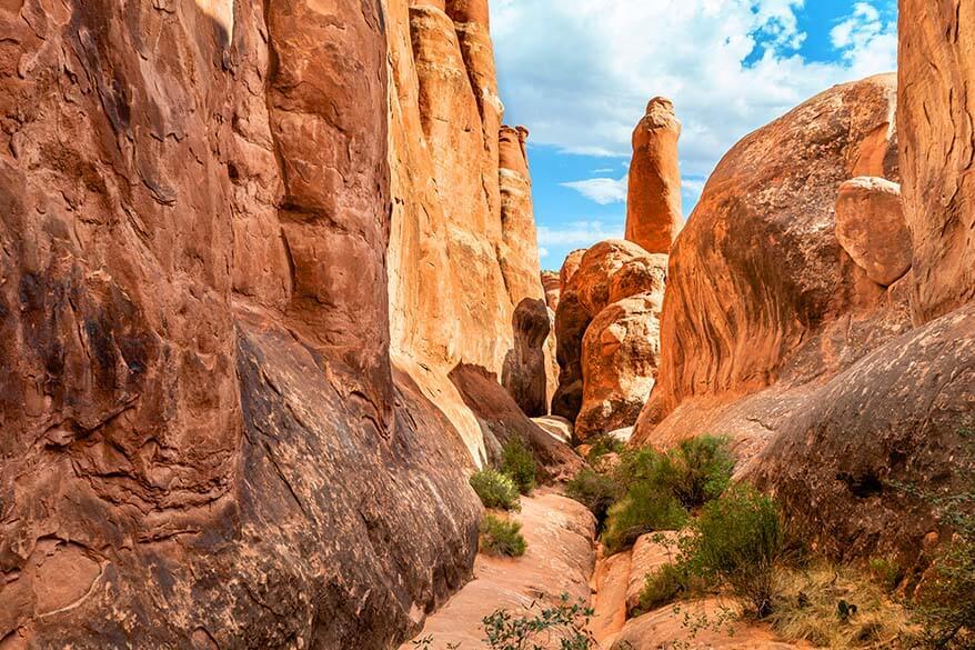 Fiery Furnace in Arches National Park