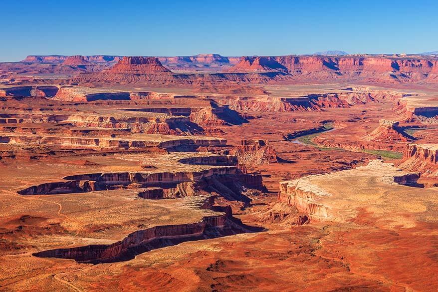 Green River Overlook - one of the best viewpoints in Canyonlands National Park