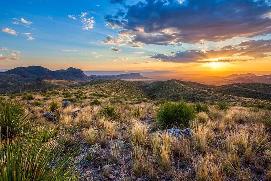 Big Bend National Park sunset