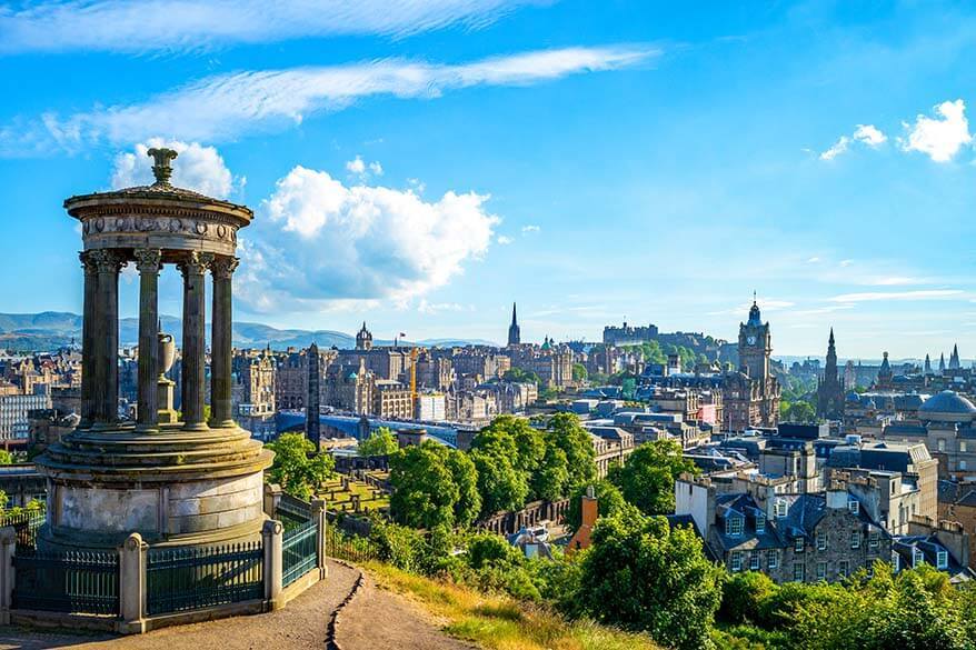 Calton Hill in Edinburgh