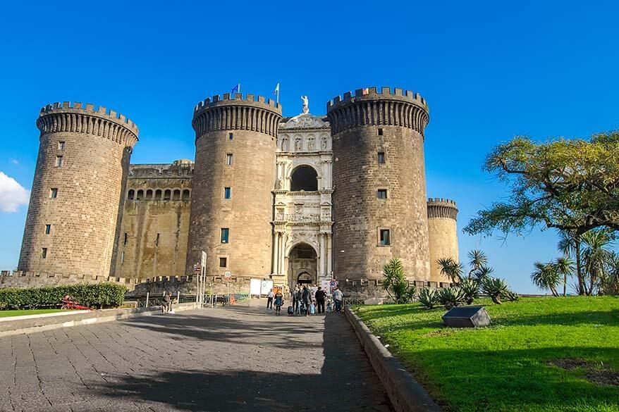 Castel Nuovo in Naples Italy