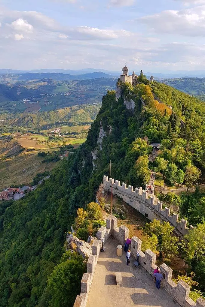 Cesta Tower as seen from Guaita Tower San Marino