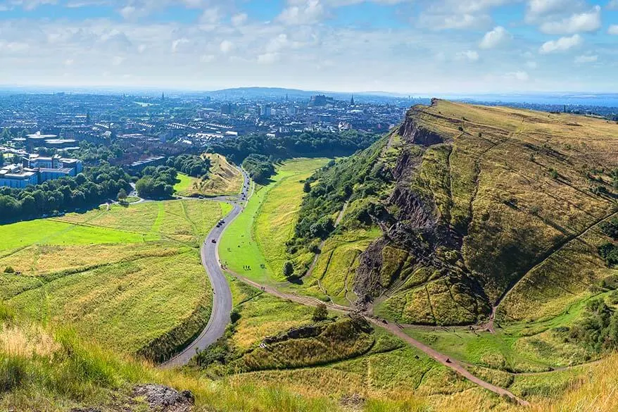 Edinburgh as seen from Arthur's Seat