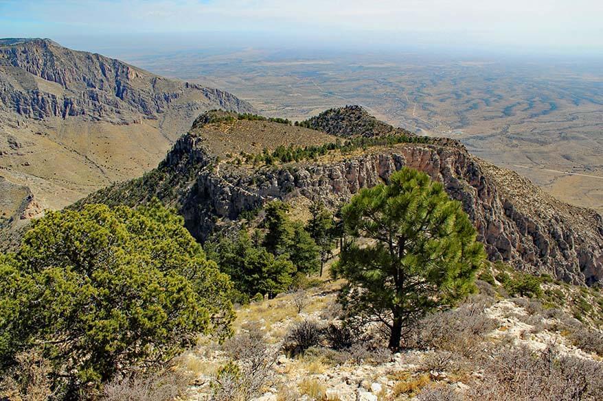 Guadalupe Mountains National Park in March