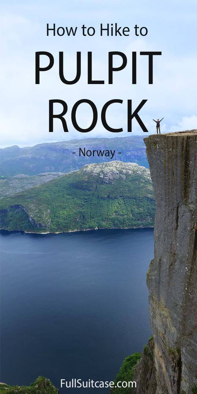 How to hike to Pulpit Rock in Norway