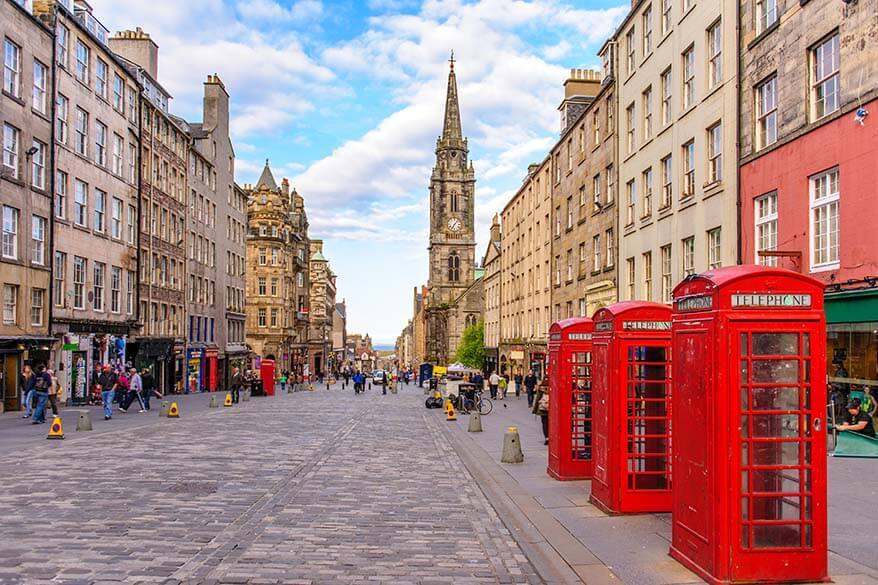 Royal Mile - best things to do in Edinburgh