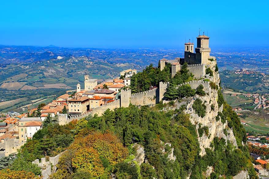 San Marino castle