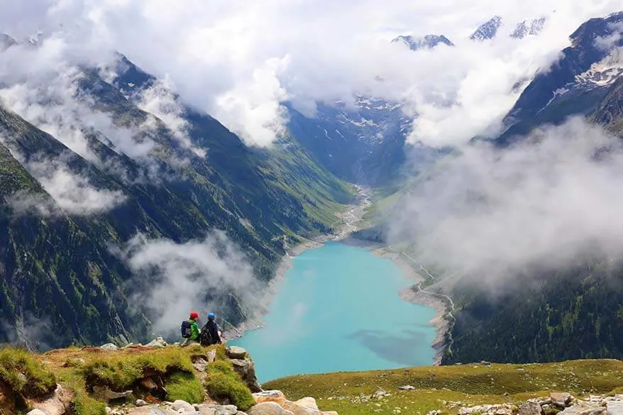 Beautiful travel pictures - scenery near Olpererhutte in Austria