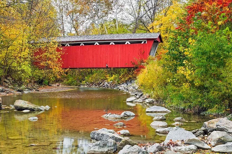 Everett Covered Bridge in Cuyahoga Valley National Park