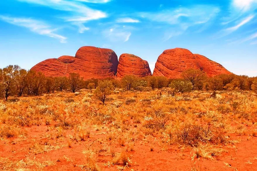 The Olgas at Uluru Kata Tjuta National Park Australia