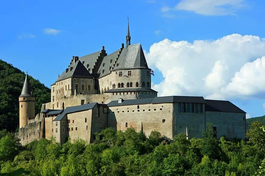 Vianden Castle in Luxembourg