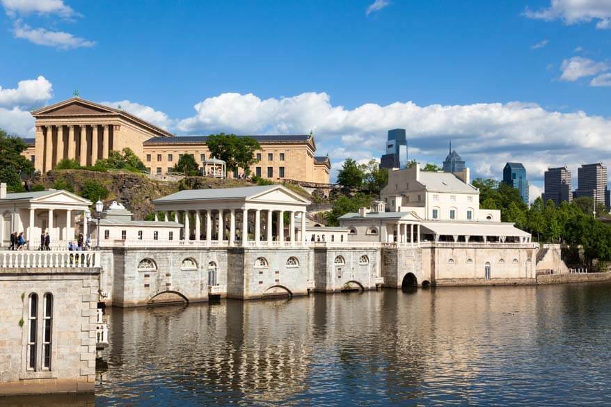 Waterfront at Fairmount Water Works in Philadelphia