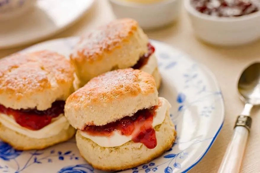 Authentic British scones