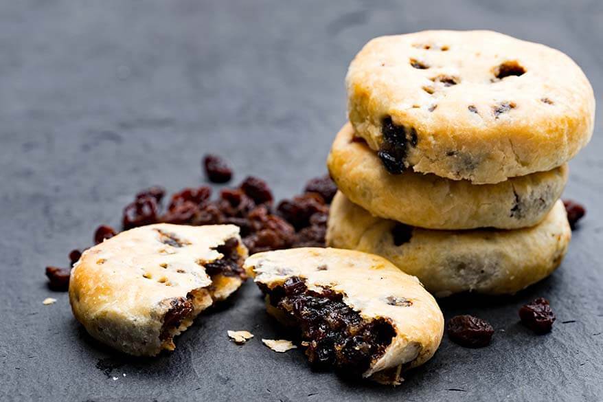 Eccles cakes - traditional British cookies