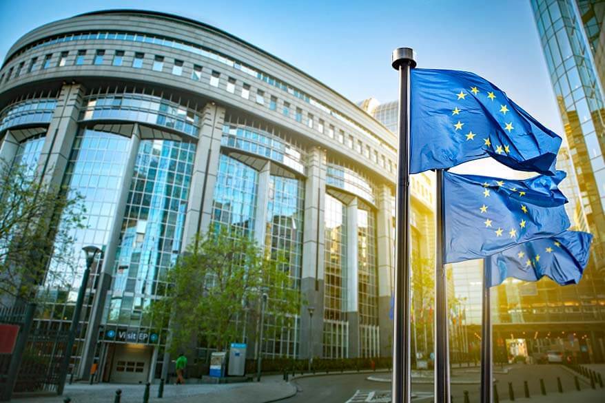 European Parliament in Brussels