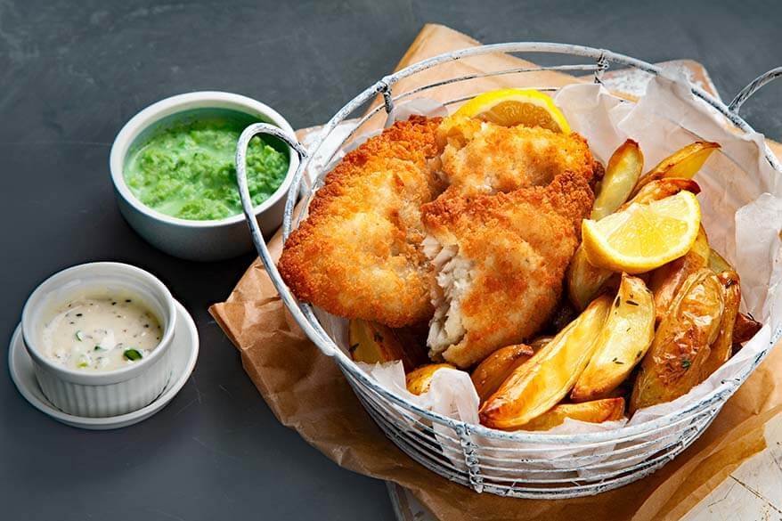 Fish and chips - British food