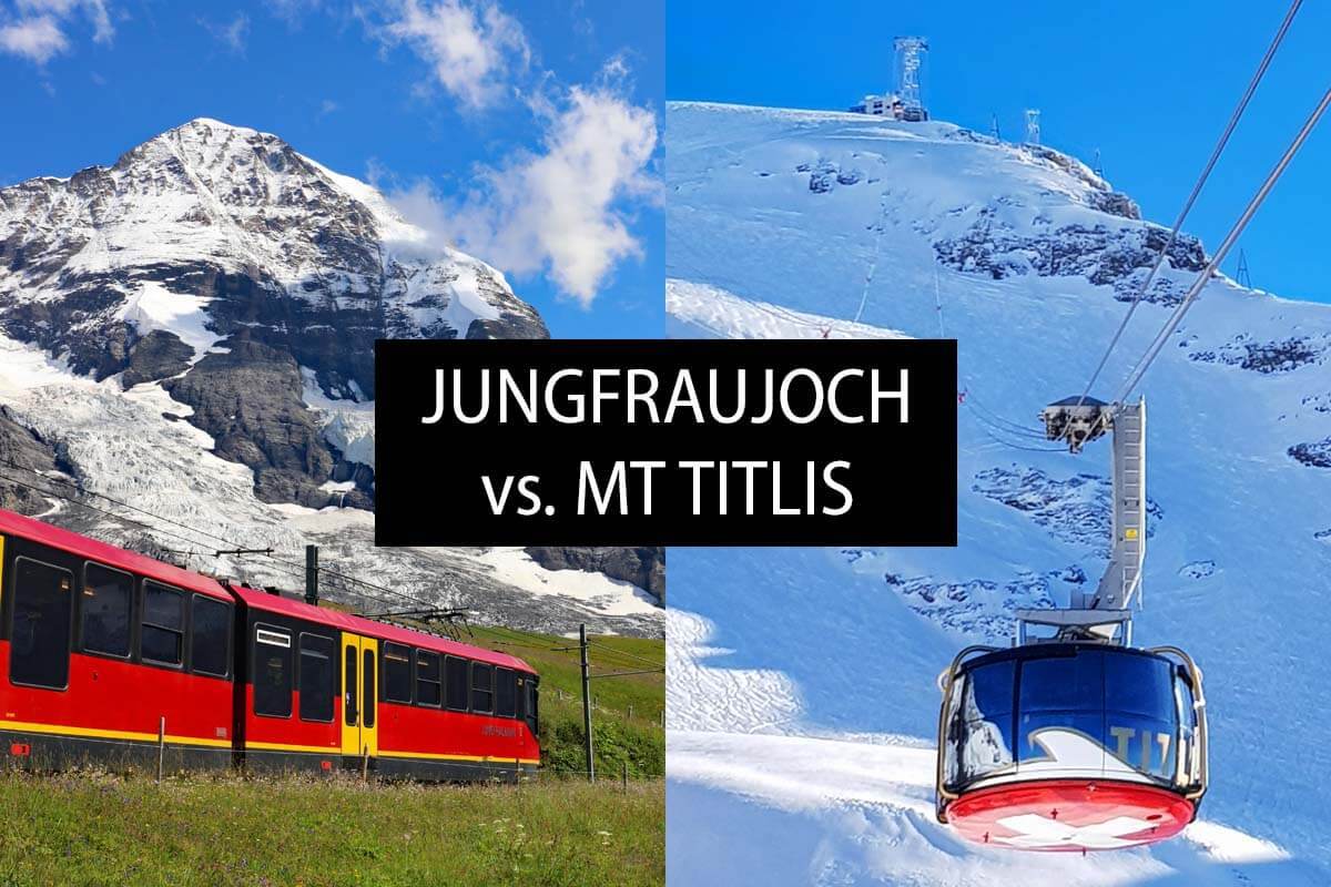 Mt Titlis vs. Jungfraujoch: Which is Better & Why