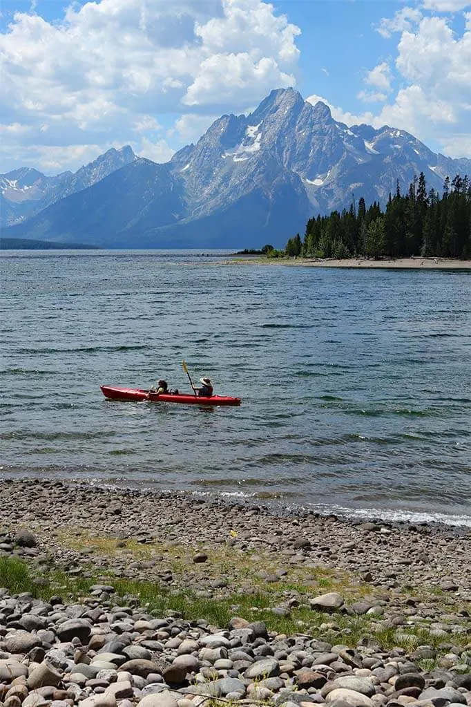 Kayaking in Grand Teton National Park