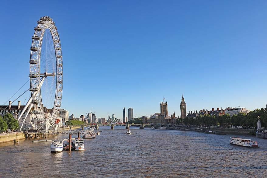 London is a nice city to visit in Europe in spring