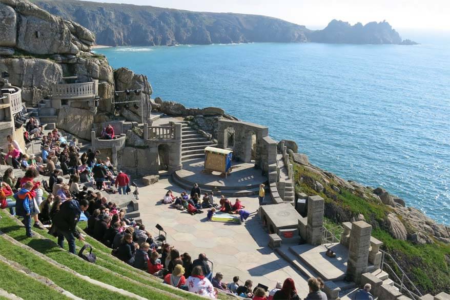 Minack Theatre in Cornwall UK