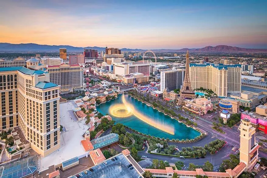 Spring break destinations - Las Vegas USA