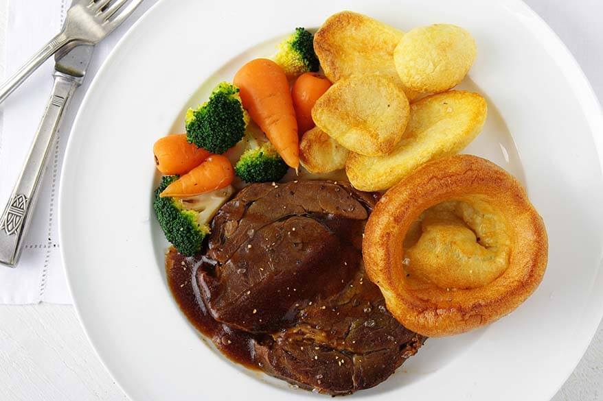 Traditional British food - Sunday Roast