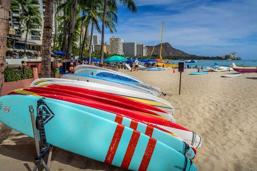 Waikiki Beach in Oahu