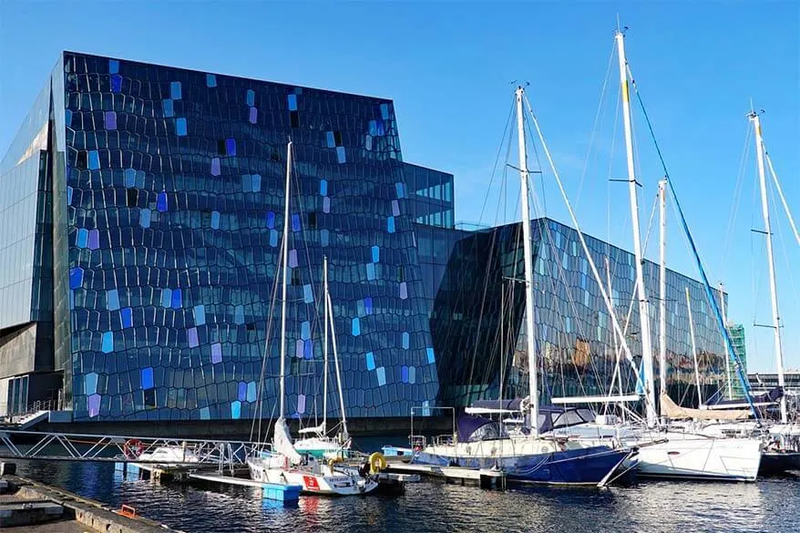 Harpa concert hall in Reykjavik