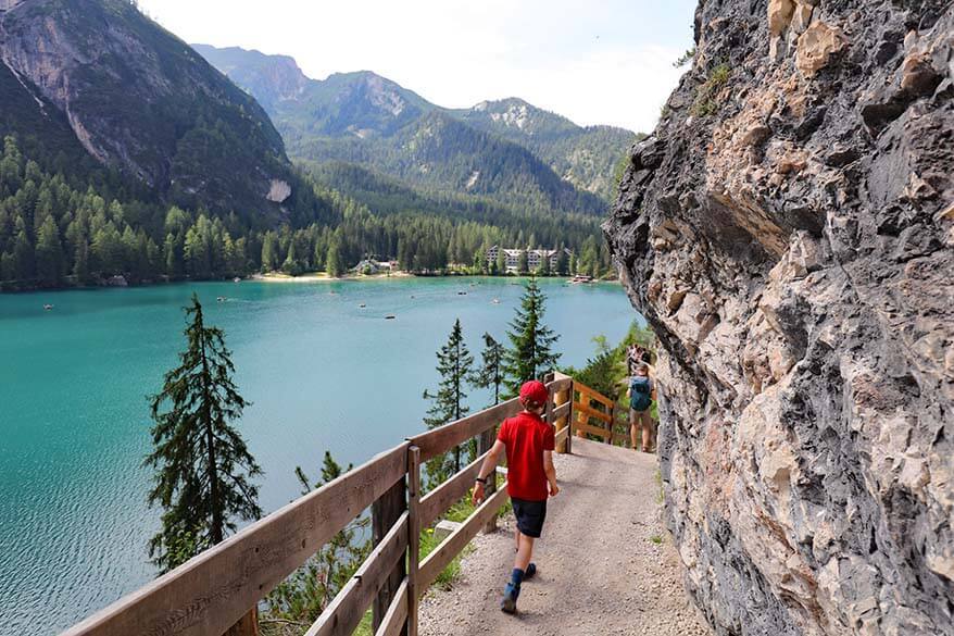 Hiking around Lago di Braies