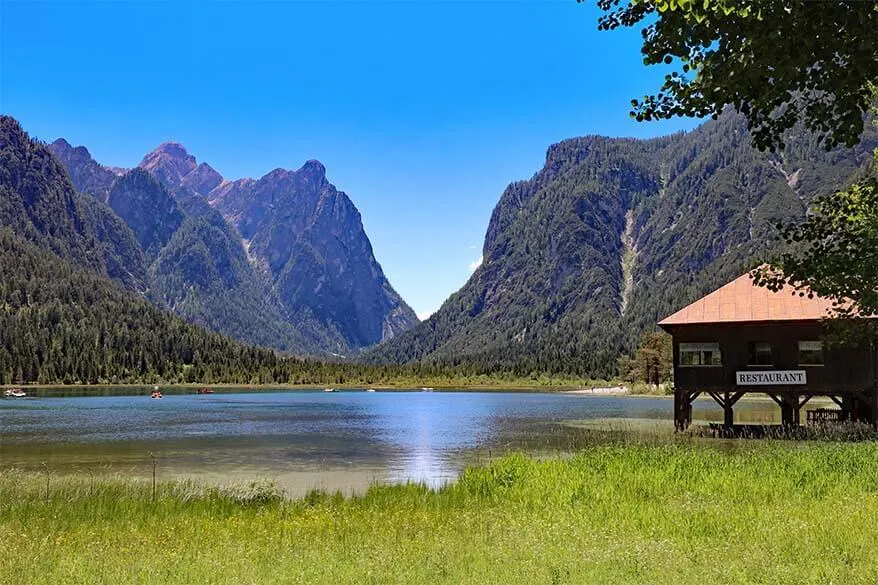 Lago di Dobbiaco in Italy