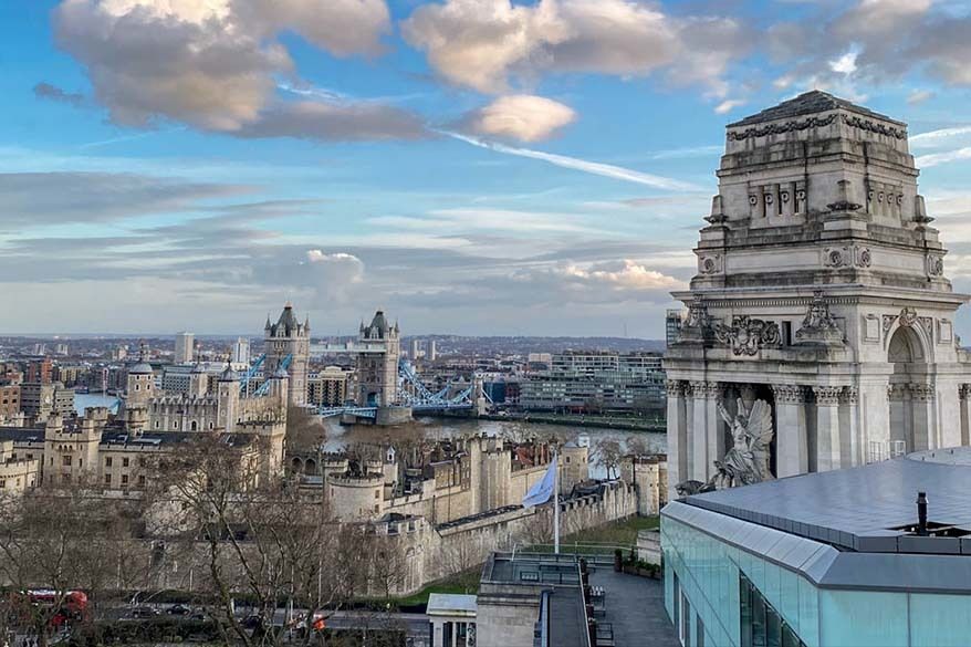 London Views from Savage Garden Bar